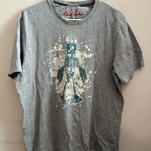 Robert Graham Men's Skeleton Robot Size X-Large Gray